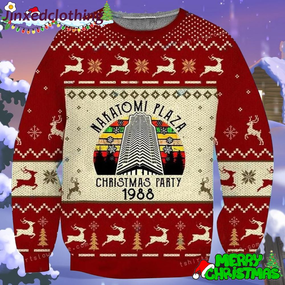Nakatomi Plaza Christmas Party 1988 Christmas Ugly Sweater Party 